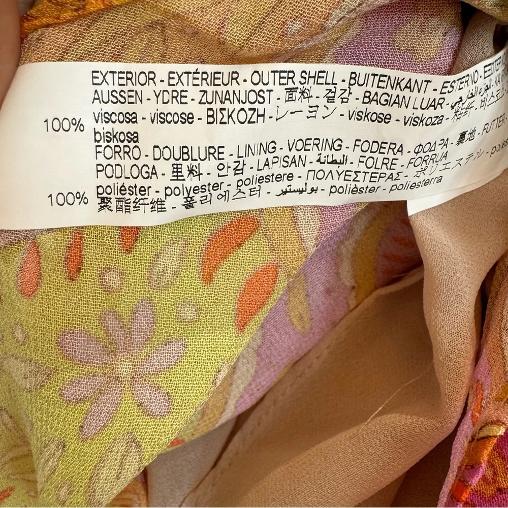 Zara Multicolor Paisley Dress - Picture 6 of 6